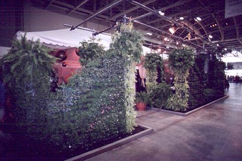 The Vertical Garden before Fair opening